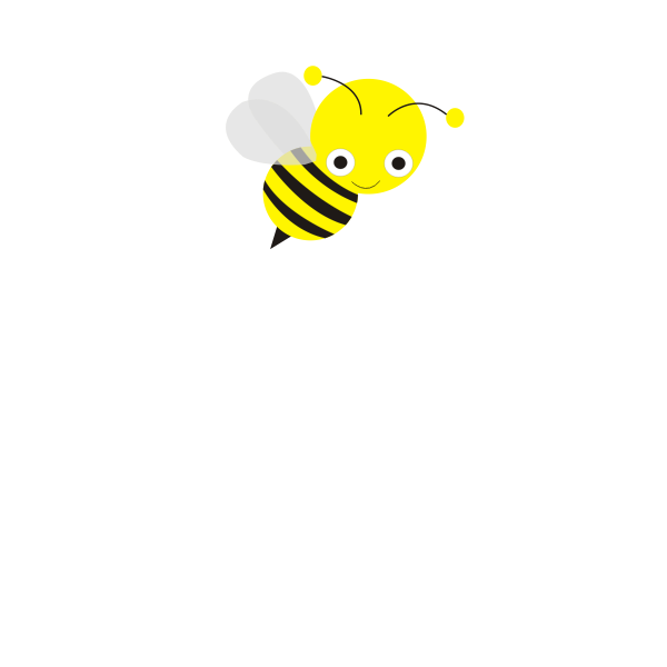 SVG Cute bee-1574409073