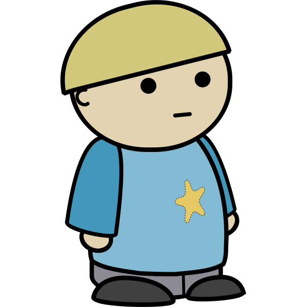 SVG Cute boy