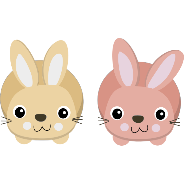 SVG Cute bunnies