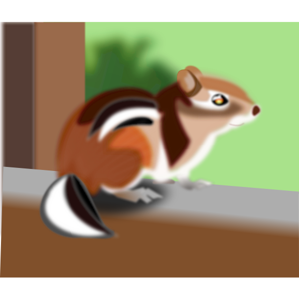 SVG Cute Chipmunk