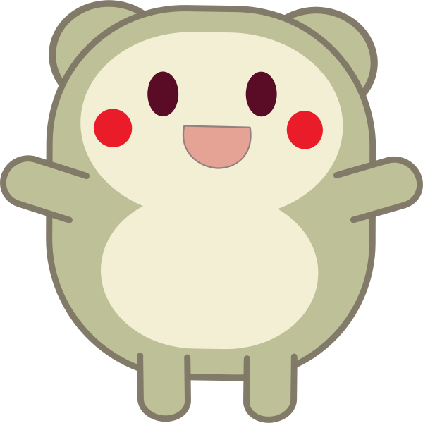 SVG Cute critter vector illustration