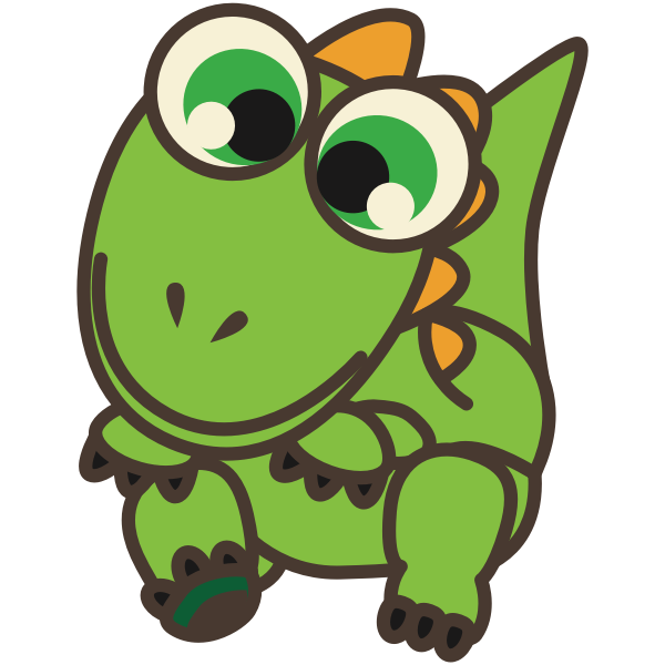 SVG Cute dinosaur