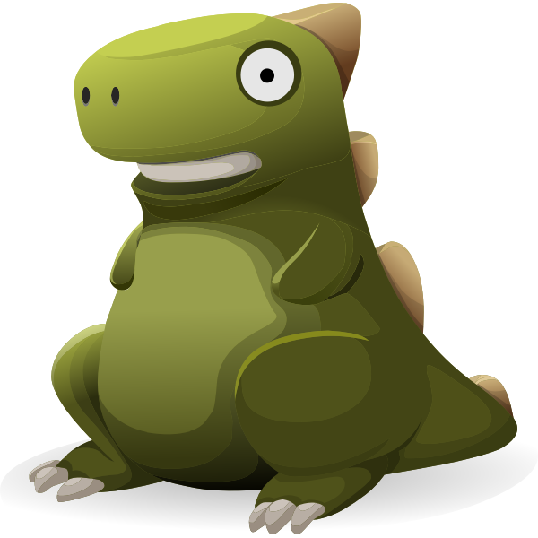 SVG Cute dragon