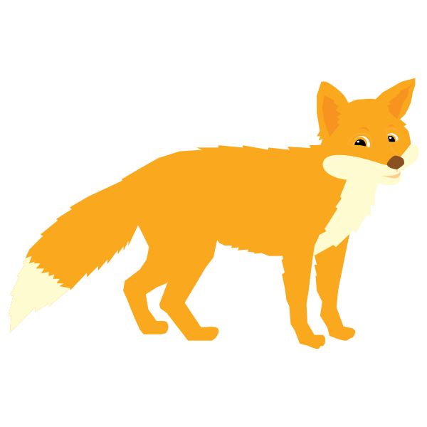 SVG Cute fox