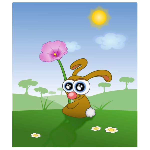 SVG Cute little bunny