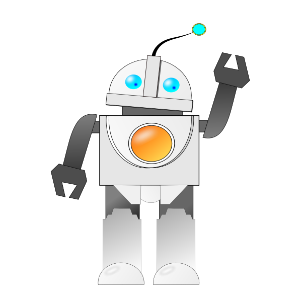 SVG Cute robot