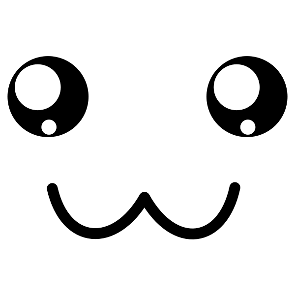 SVG Cute smiley face