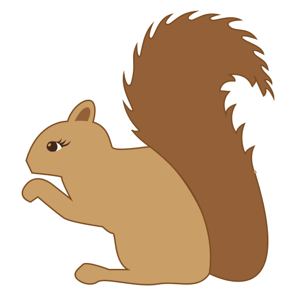 SVG Cute squirrel