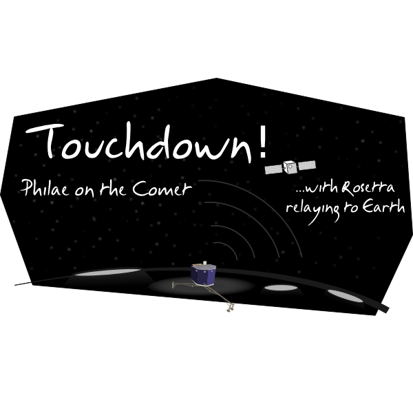 SVG cyberscooty touchdown philae on the comet