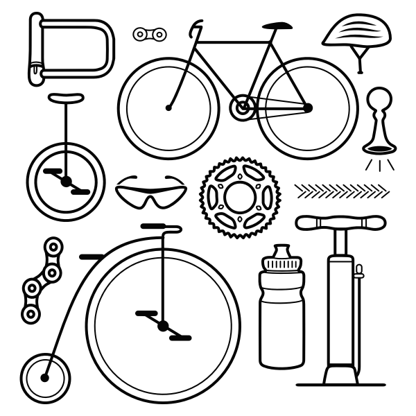 SVG Cycling icons
