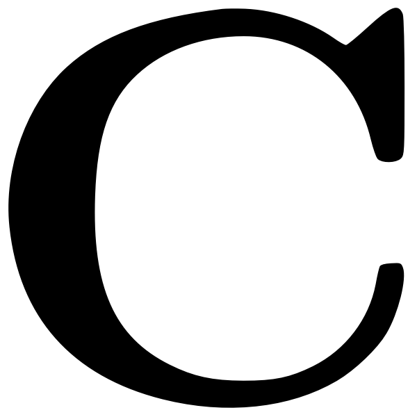 SVG Cyrillic letter C