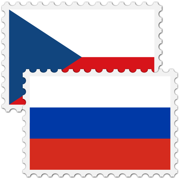 SVG Czech to Russian stamp