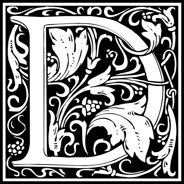 SVG D letter