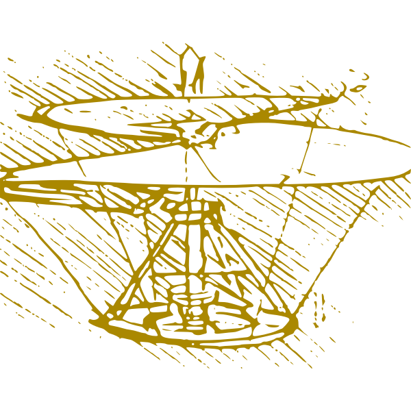SVG Da Vinci039s flying machine