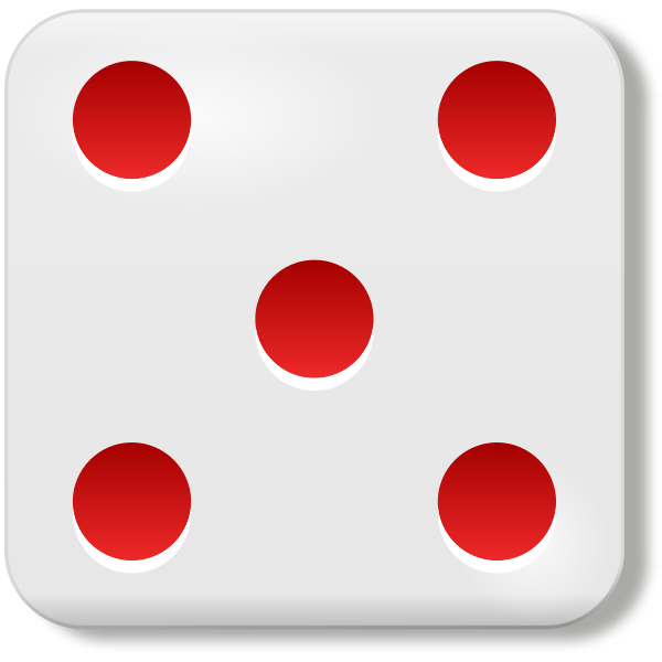 SVG dado 5