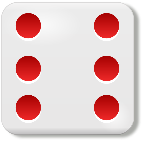 SVG dado 6