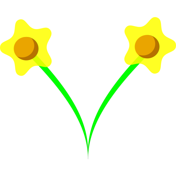 SVG Daffodil flower vector image