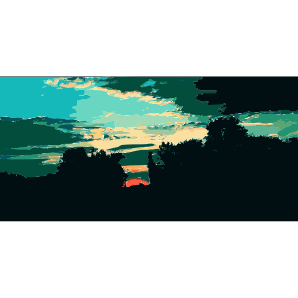 SVG Daily Sketch 16 Sunset 2015051333
