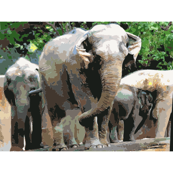 SVG Daily Sketch 26 Elephant 2015061249