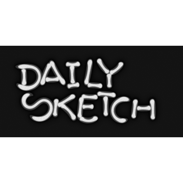 SVG Daily sketch sticker vector image