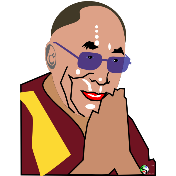 SVG Dalai Lama
