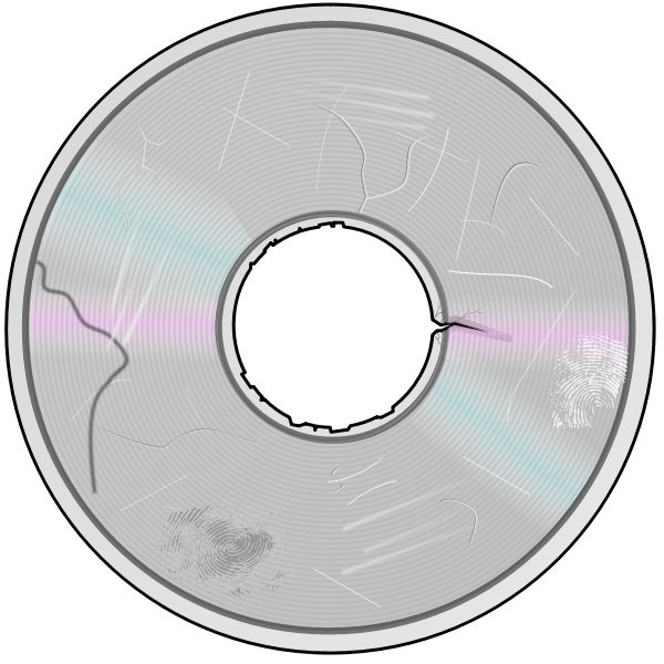 SVG Damaged CD