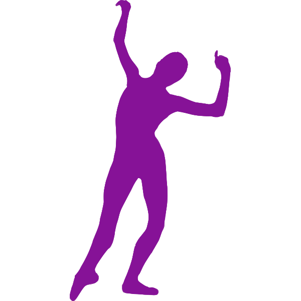SVG Dance move silhouette