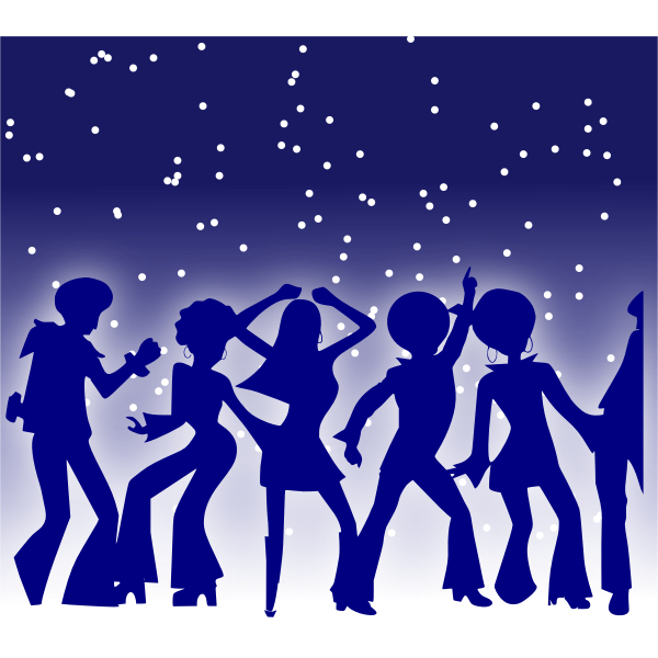 SVG Dance party vector graphics