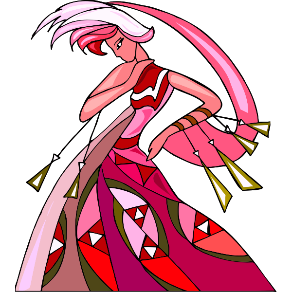 SVG Dancer drawing