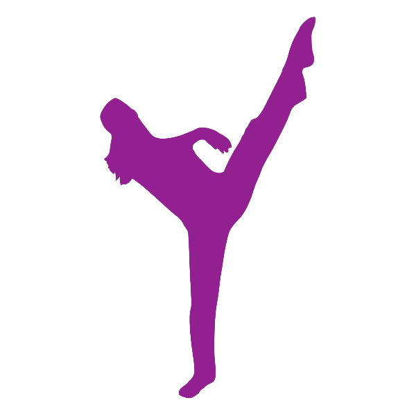 SVG Dancer pink silhouette