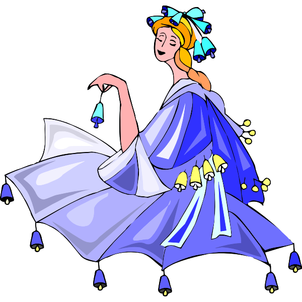 SVG Dancer with bells