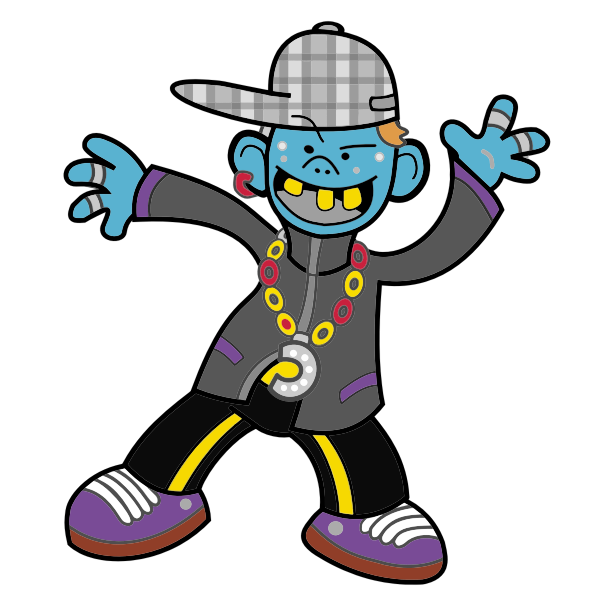 SVG Dancing boy
