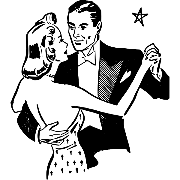SVG Dancing couple