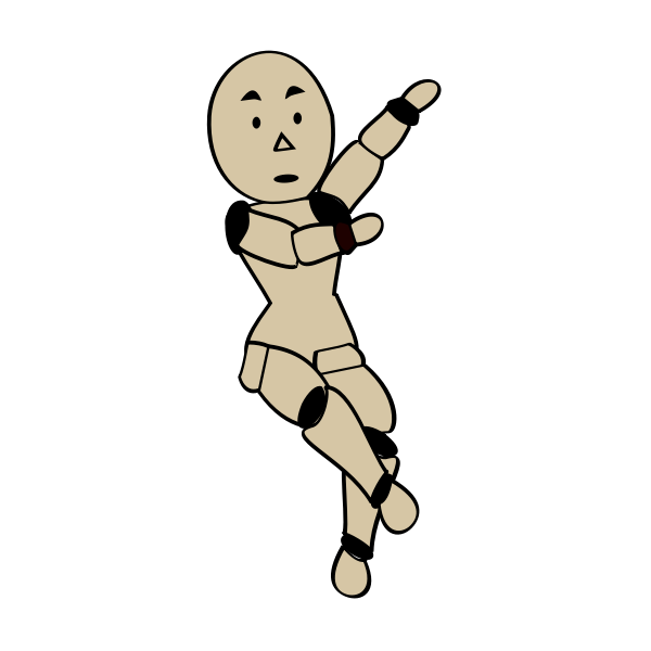 SVG Dancing figure