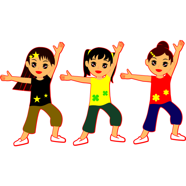 SVG Dancing girls