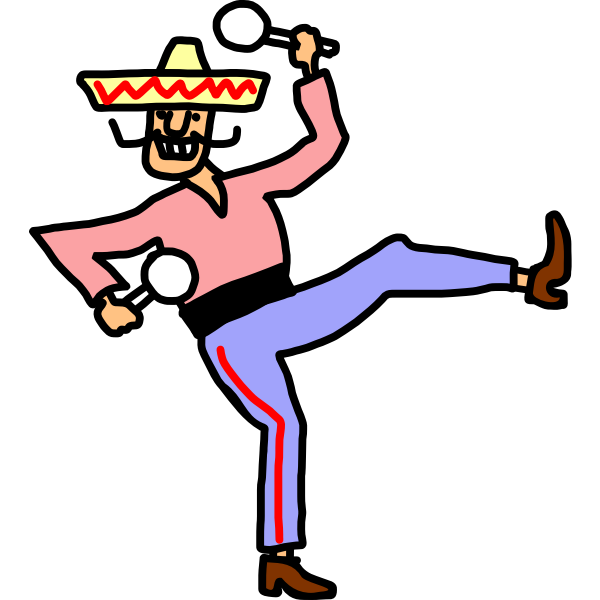 SVG Dancing Mexican