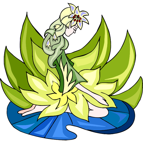 SVG Dancing on flower