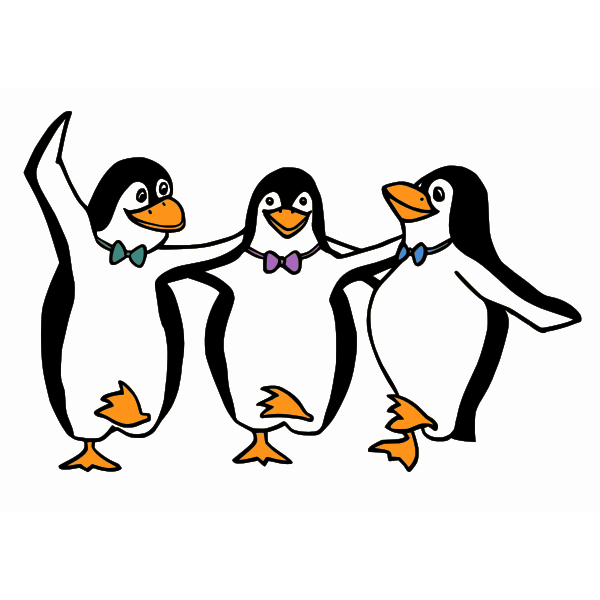 SVG Dancing Penguins