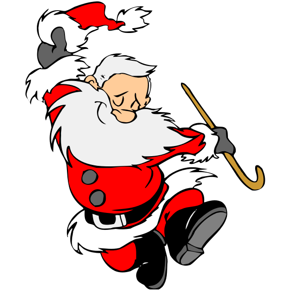 SVG Dancing Santa