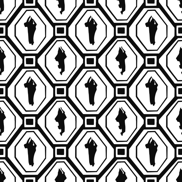 SVG Dancing seamless pattern