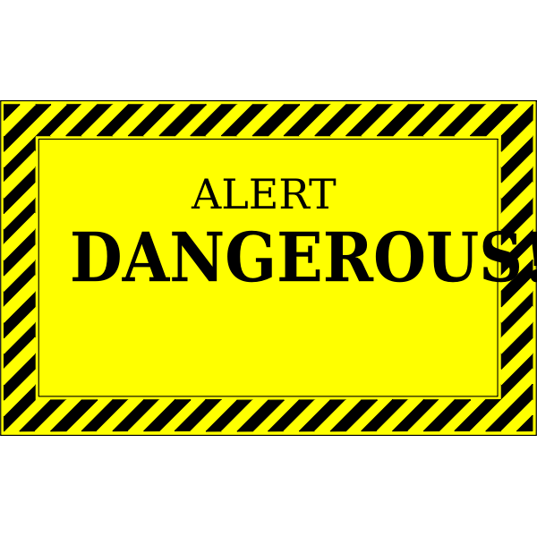 SVG danger alert
