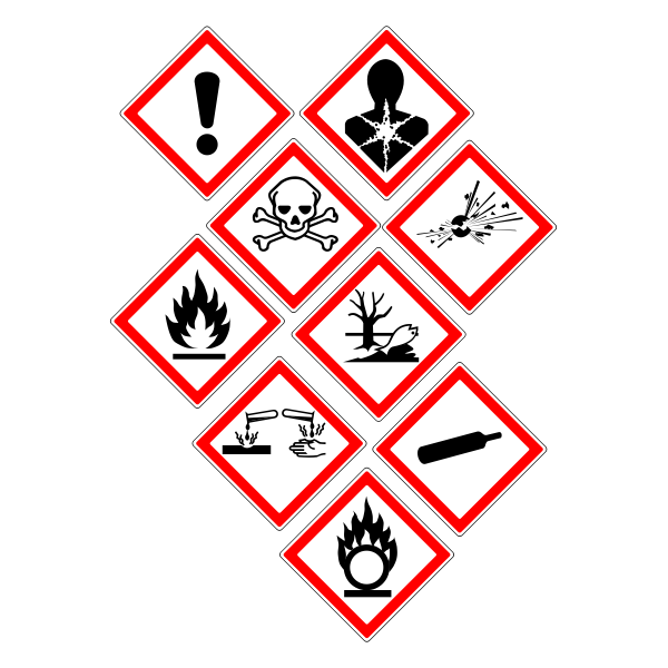 SVG Danger signs