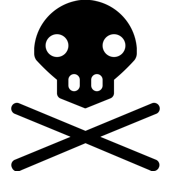 SVG Danger symbol silhouette