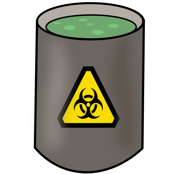 SVG Danger Toxic Waste