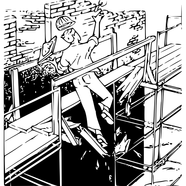 SVG Dangerous construction