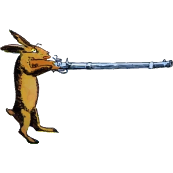 SVG Dangerous rabbit