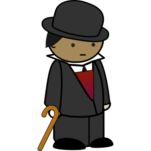 SVG Dapper gentleman