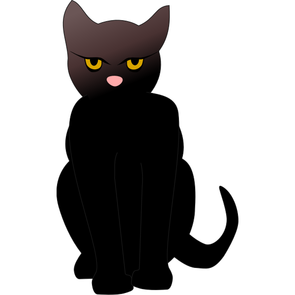 SVG Dark cat