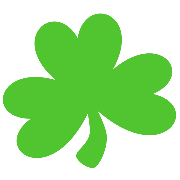 SVG Dark Green Shamrock