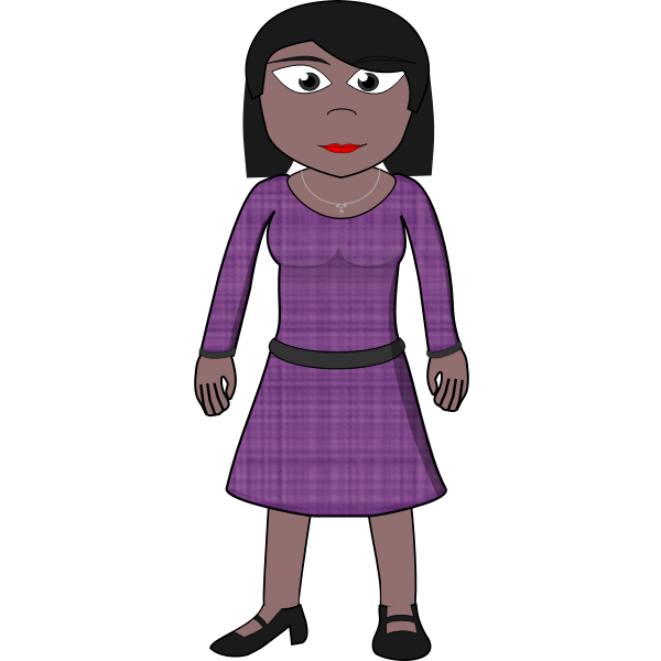 SVG Dark lady
